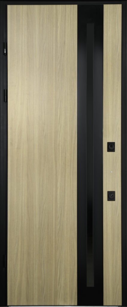Puerta acorazada para chalé moderno