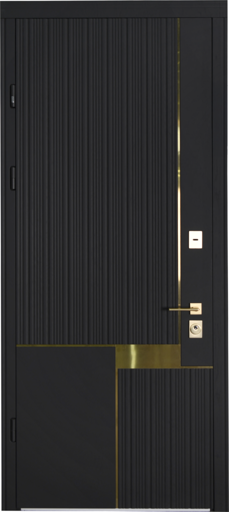 Montaje técnico de puerta acorazada